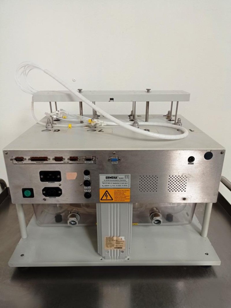 TESTER DISSOLUTORE SISTEMA OFFLINE – ERWEKA – MOD. DT 800 LH – FRL 800
