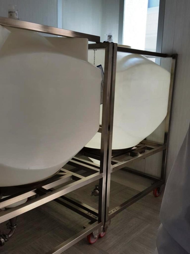 BIN CONTENITORE IN PVC PER MERCE SFUSA 1000 LT