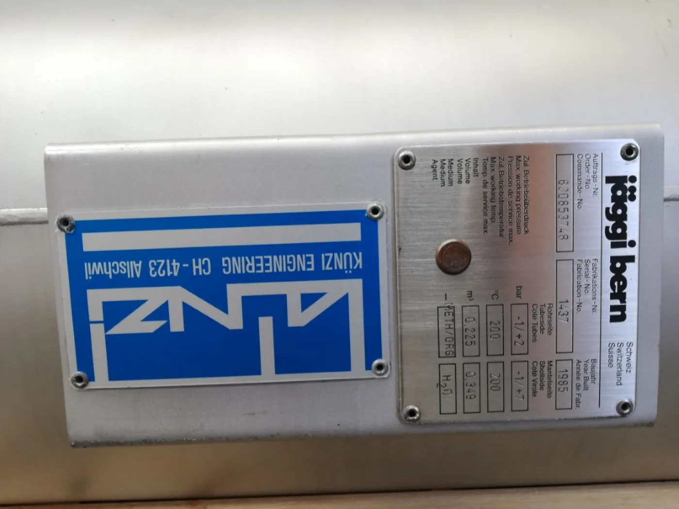 Jaeggi Bern 10 m2 - Falling film evaporator - 3