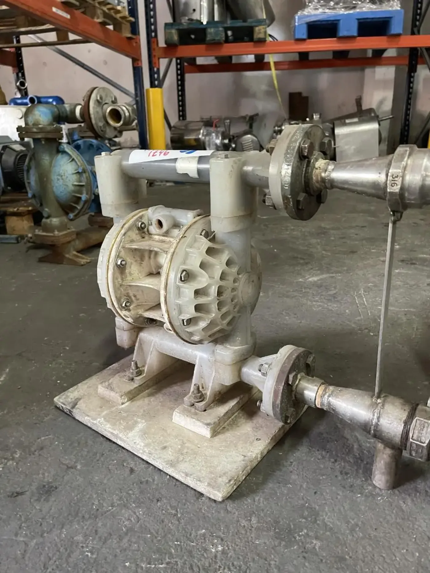 USED AODD VERSA-MATIC E5 AIR OPERATED DUAL DIAPHRAGM PUMP - 6