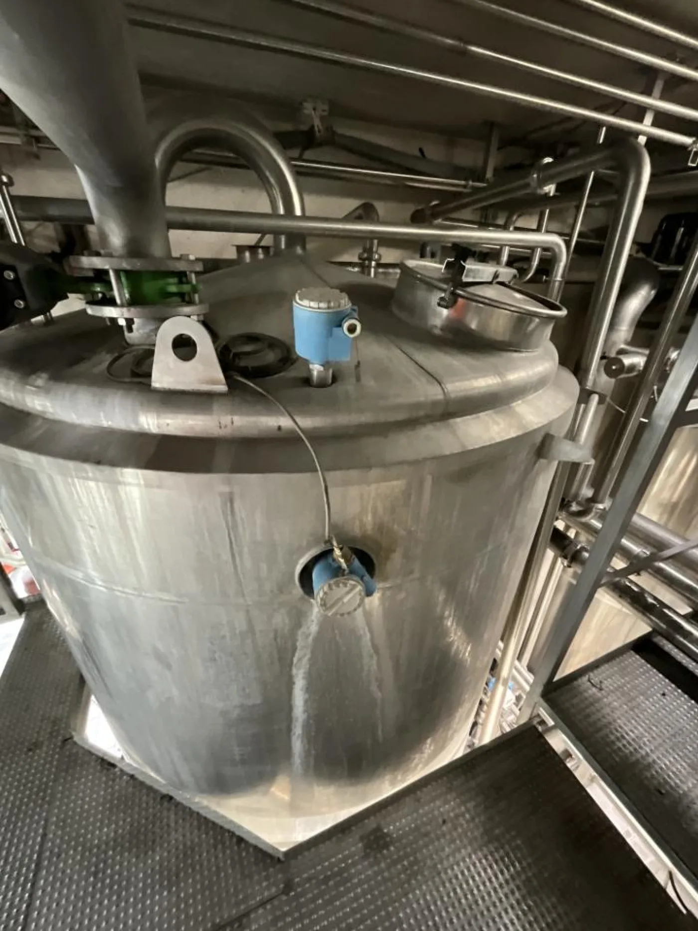 1996 Boccard Boccard 7500 Litre Stainless Steel Vertical Disinfectant Storage Tank - S - 8