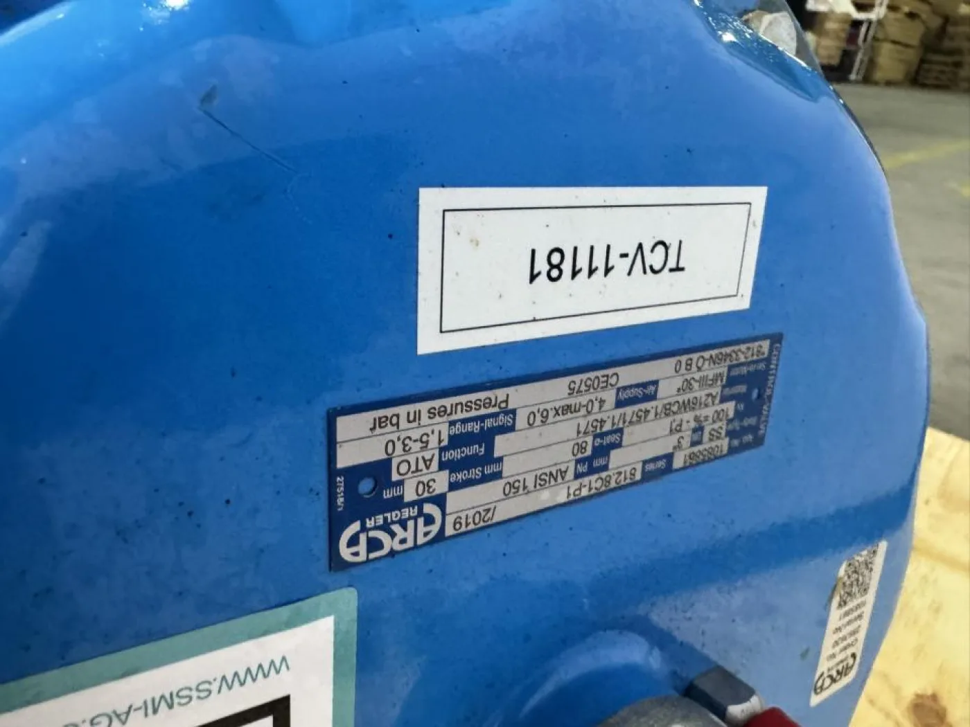 2019 ARCA Control valve with pneumatic diaphragm actuator and smart positioner - 8