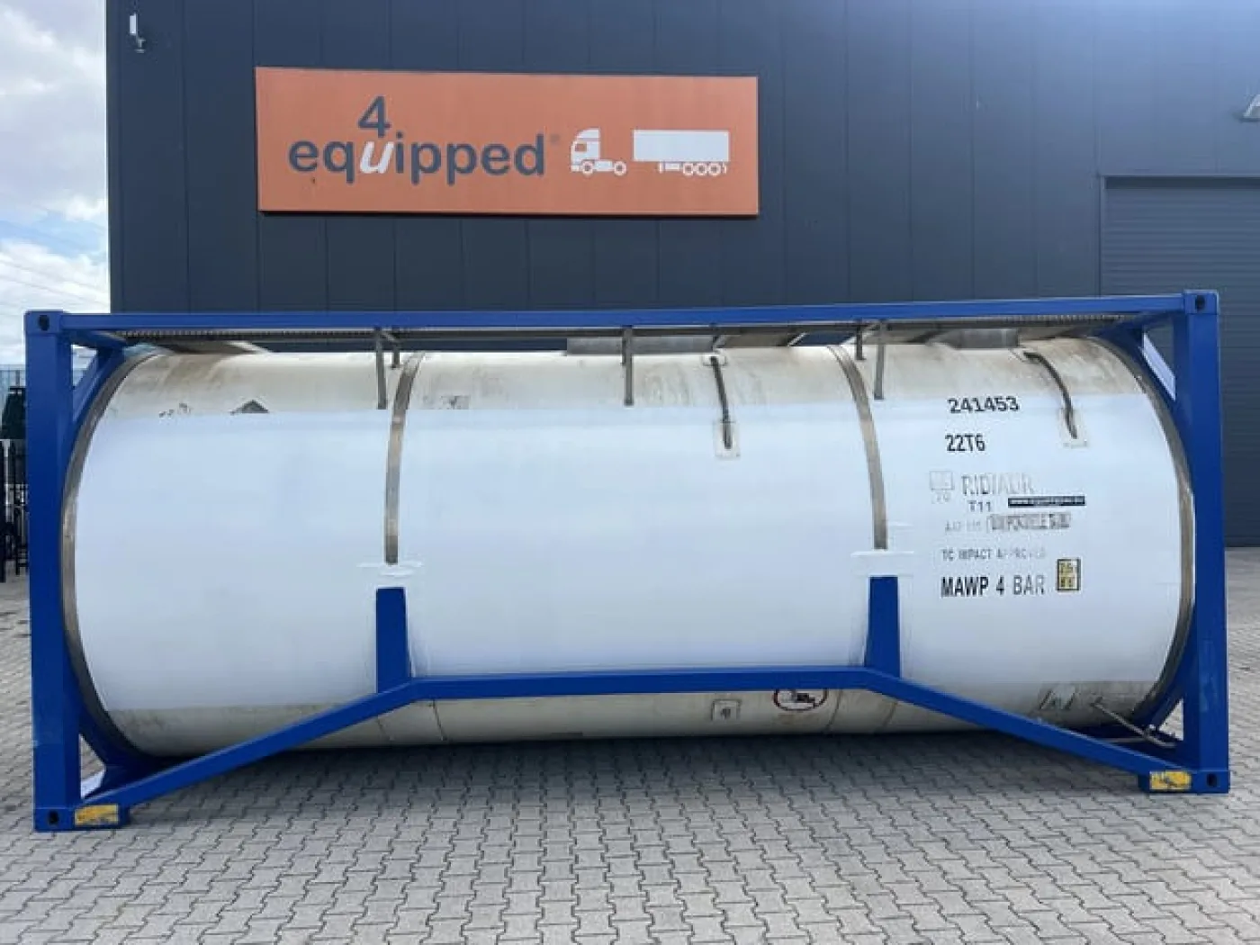20FT ISO / 23.980L / 1-COMP. / UN PORTABLE T11 / valid 5Y/CSC-inspection till 10/2026 - 2