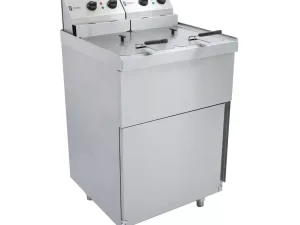 Parry Twin Tank Twin Basket Free Standing Electric Fryer NPDPF6 - islandcatering