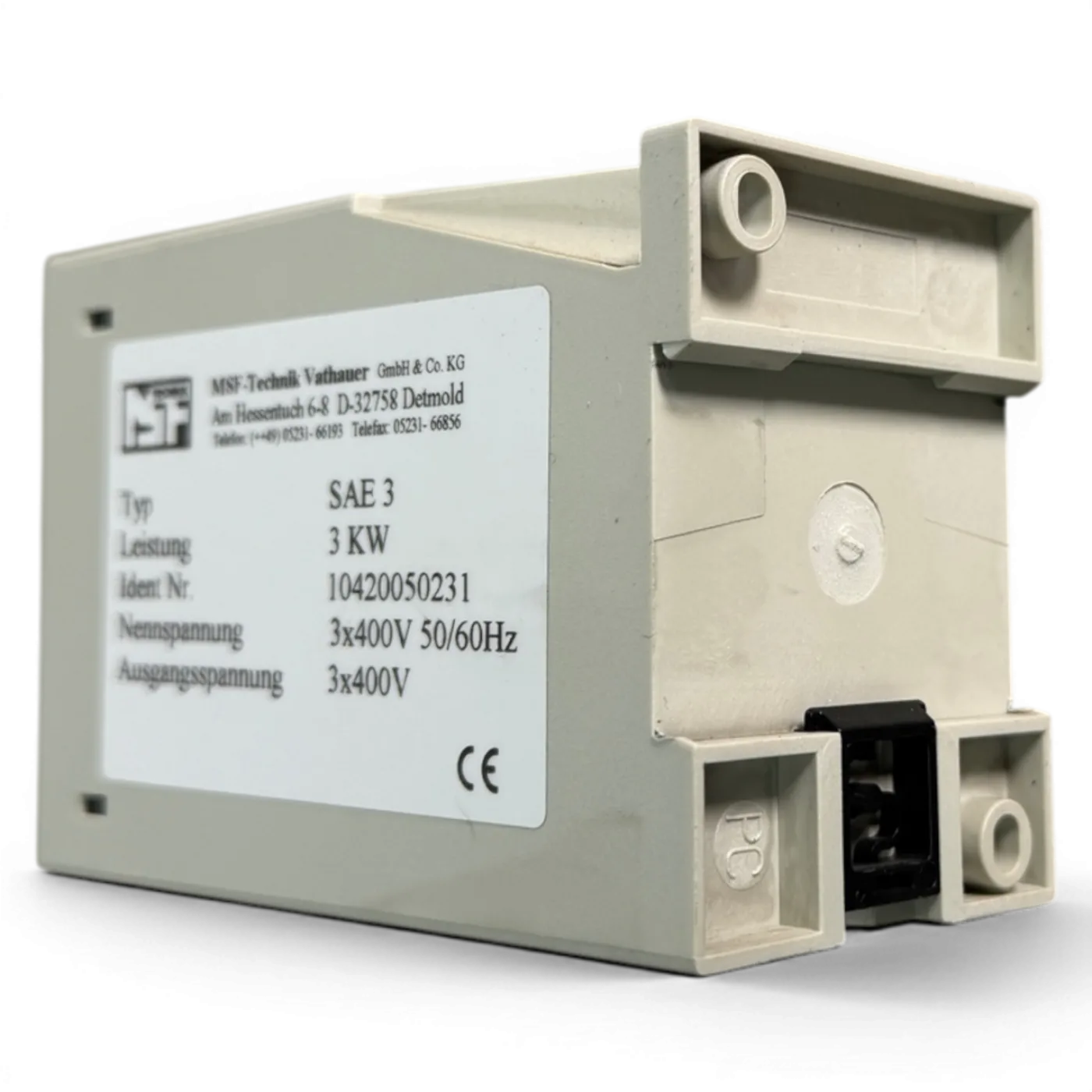 MSF Technik Vathauer SAE 3 Sanftstarter 3 kW Art.-Nr. 10420050231 Softstarter 3x400V - 6