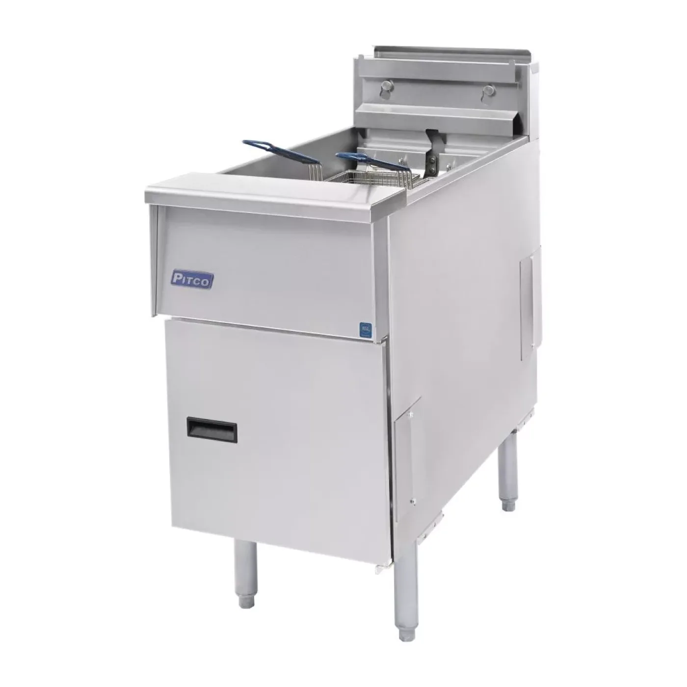 Pitco Single Tank Twin Basket Fryer SE14S-SSTC - islandcatering - 4