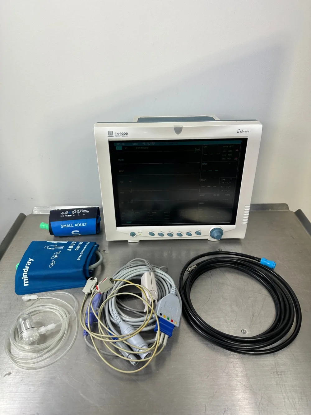 Mindray PM-9000 Express Patienten Monitor mit Zubehör