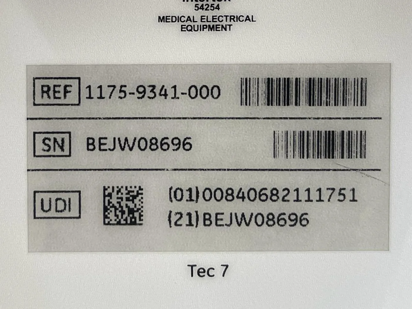 GE Datex-Ohmeda Tec 7 Sevoflurane REF: 1175-9341-000 - 6