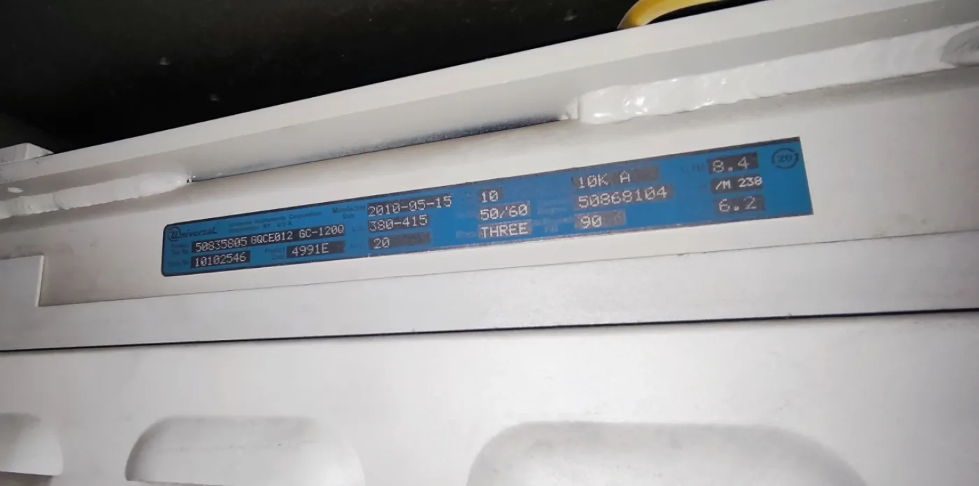 UNIVERSAL GENESIS 4991E GC-120Q, vintage 2010, 4 machines available - 4