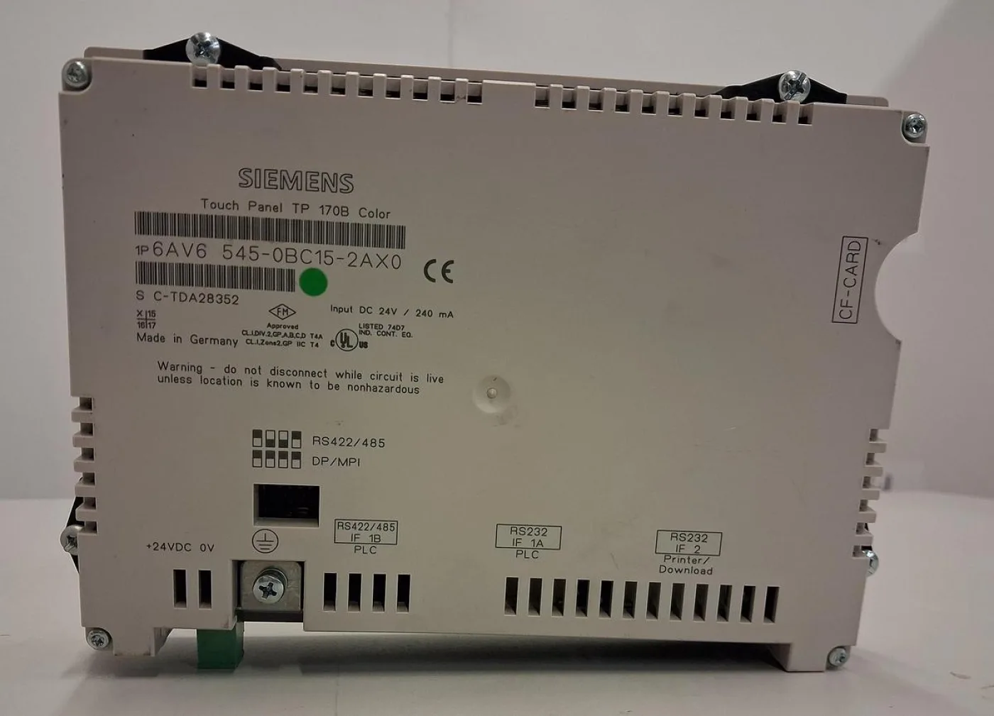 Siemens SIMATIC Touch Panel TP 170B Colo - 5