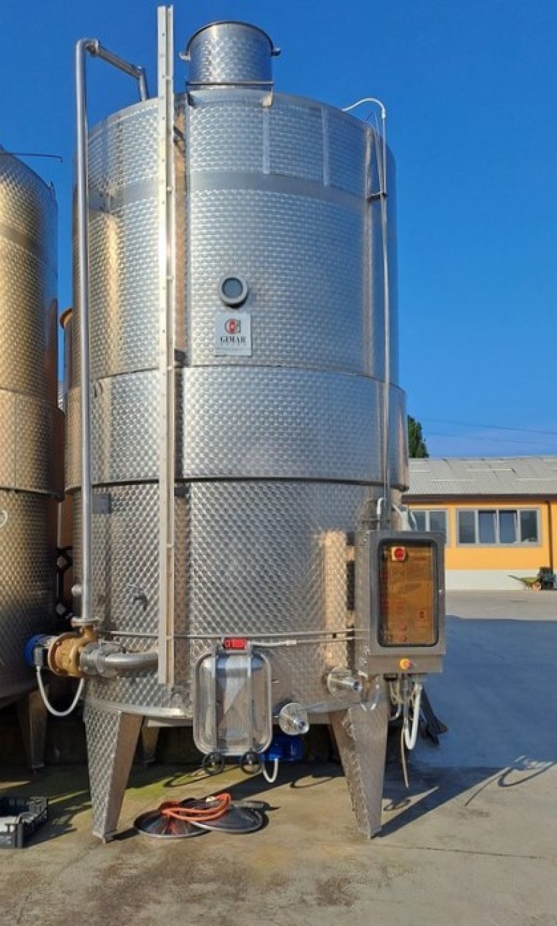 STAINLESS STEEL WINE-MAKERS GIMAR BRAND, CAPACITY HL 150 ABOUT, SECOND-HAND EQUIPMENTS