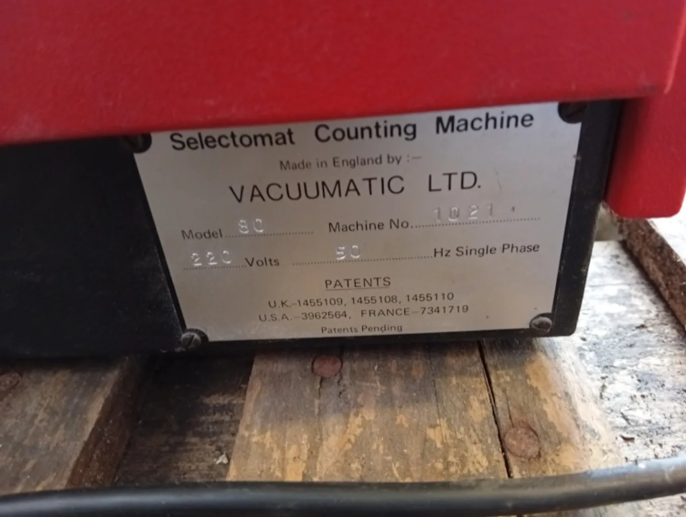 Papierzählmaschine Vacuumatic Selctomat 80 - 2