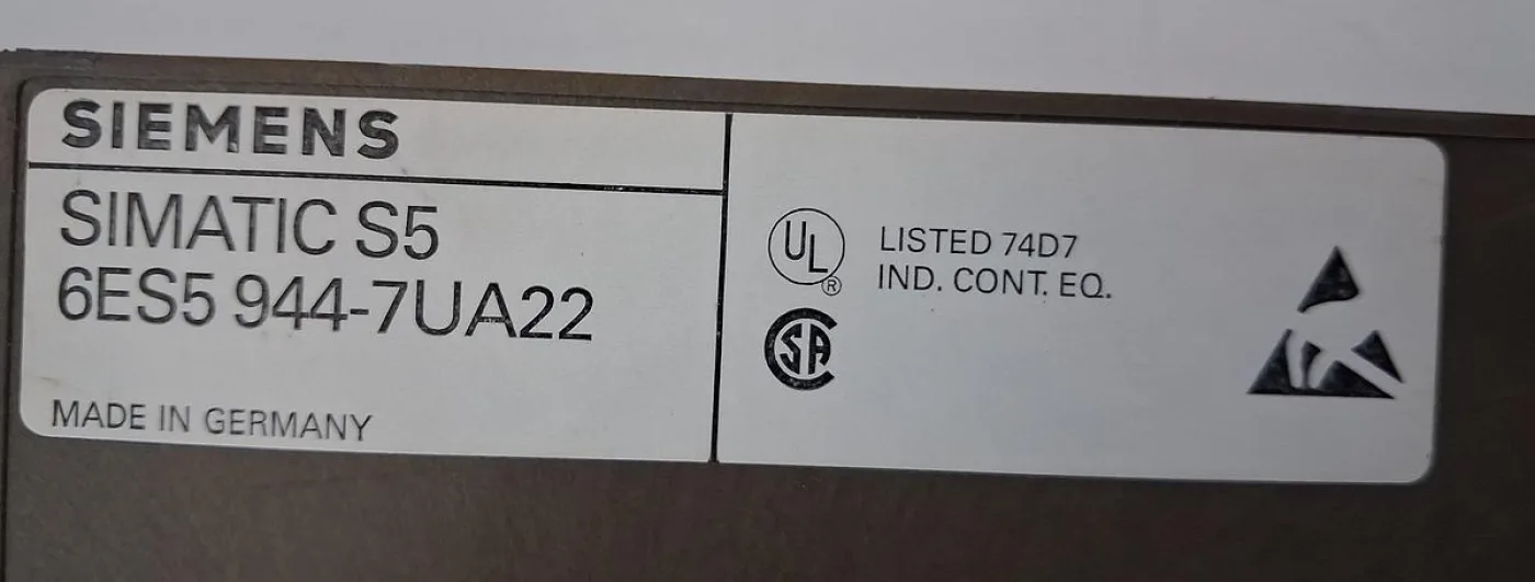 Siemens SIMATIC S5 6ES5 944-7UA22 CPU-Modul - 6