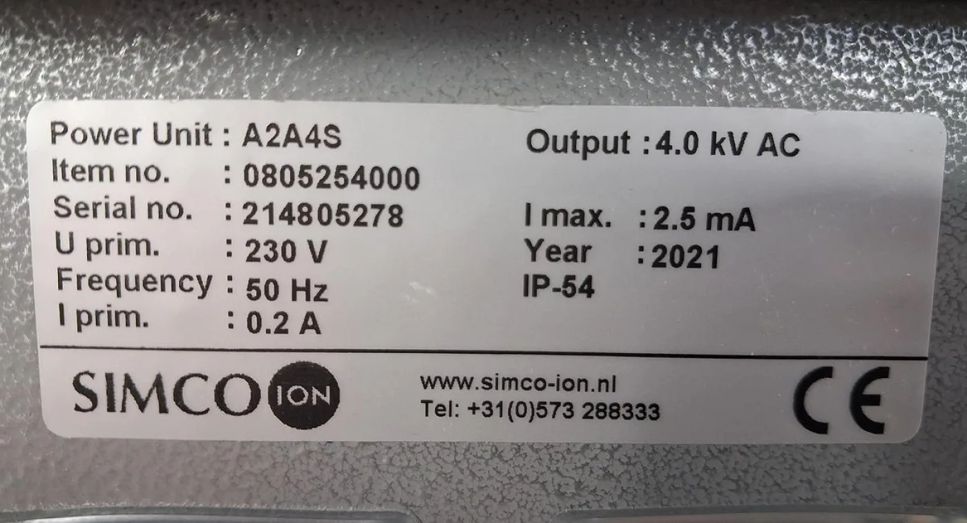 SIMCO Power Unit A2A4S Hochspannungs-Netzgerät 4.0 kV AC - 8
