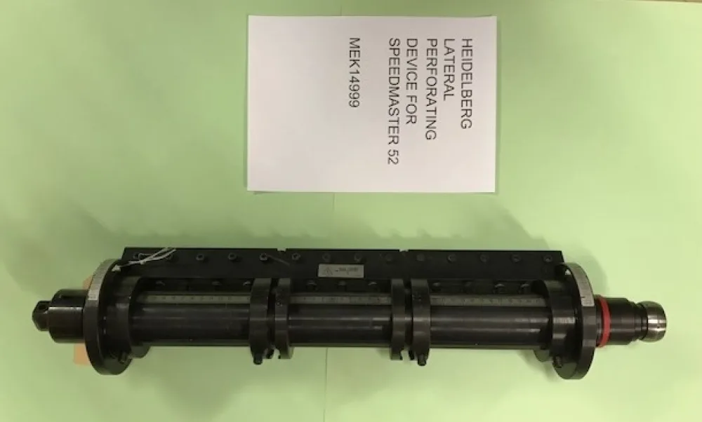 Heidelberg SM 52 lateral perforating device