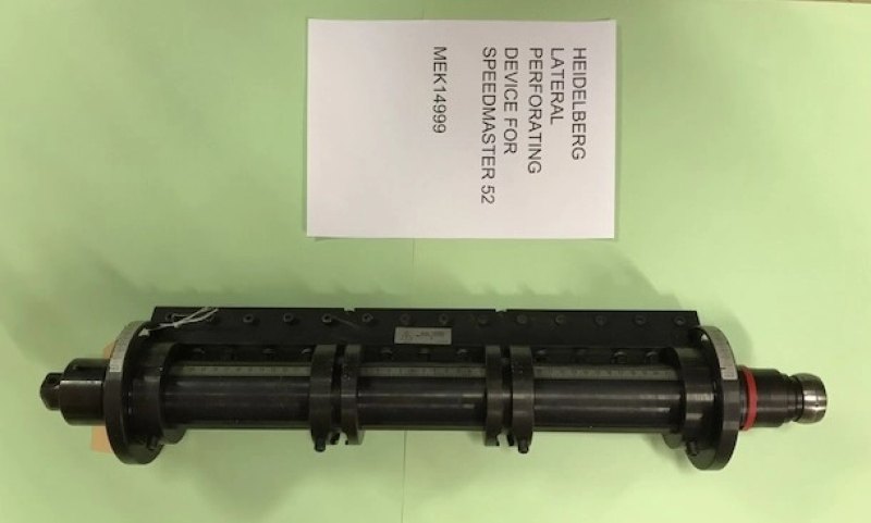 Heidelberg SM 52 lateral perforating device