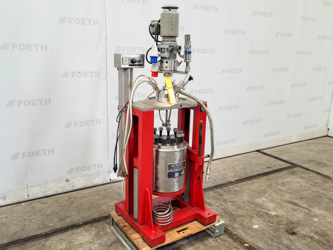 Medimex HLR-5, 5 Ltr. - Stainless Steel Reactor - 6