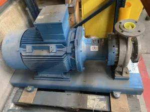 USED STERLING SIHI CBED 065200 CF3 AE 4B 2Y CENTRIFUGAL CHEMICAL PROCESS PUMP