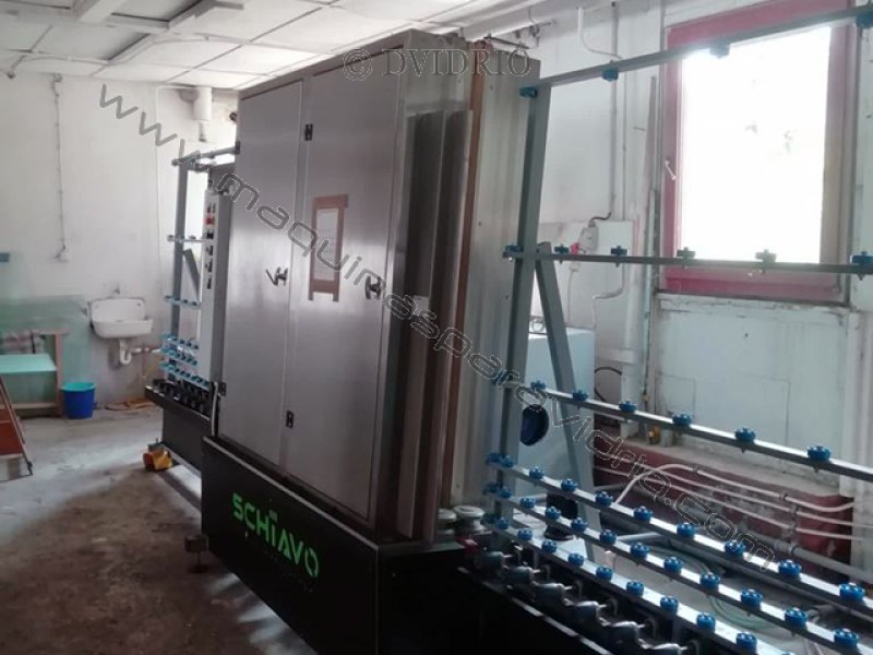 LAVADORA VERTICAL PARA VIDRIO SCHIAVO