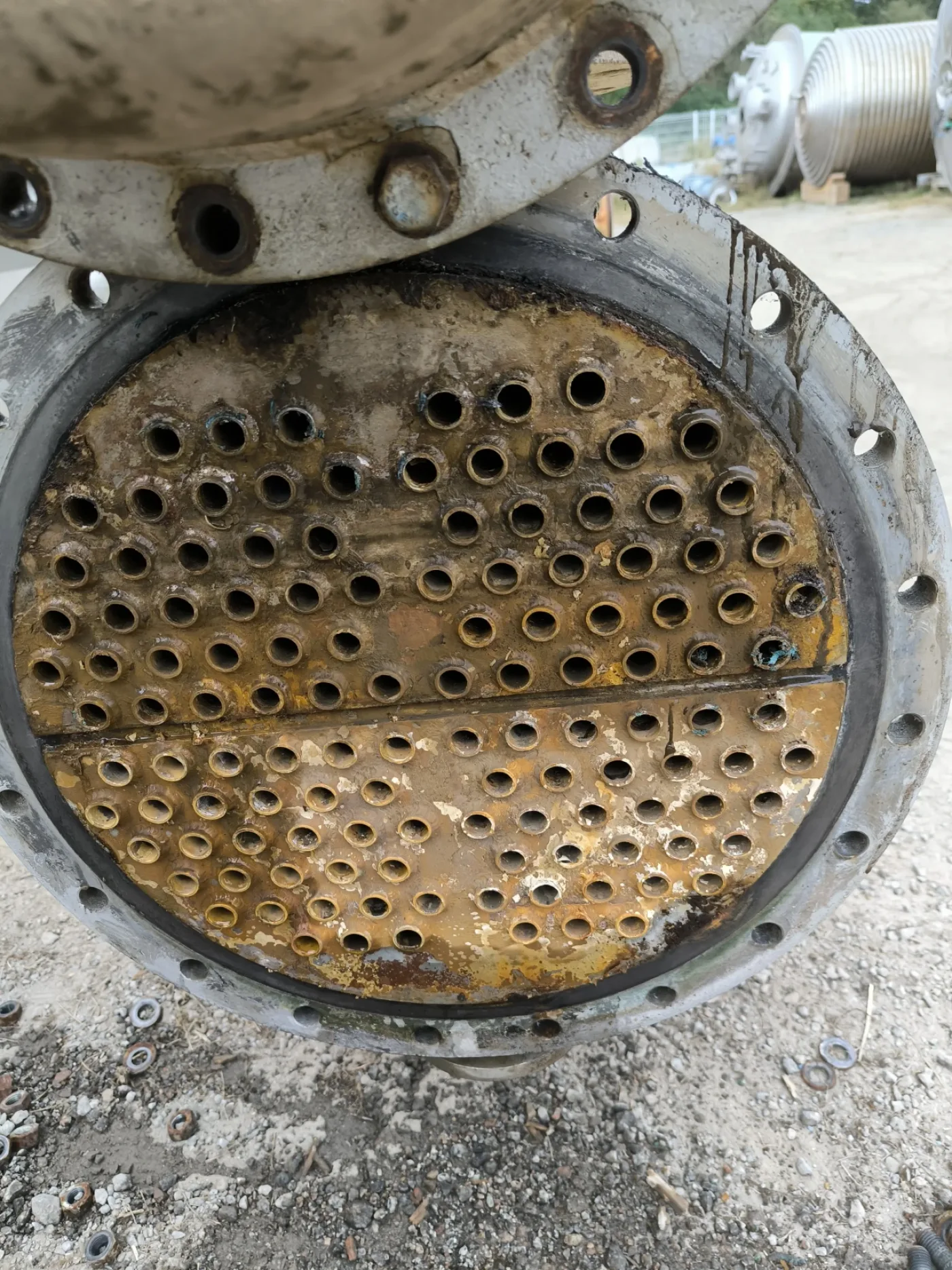 TUBULAR HEAT EXCHANGER STAINLESS STEEL 11.5 M² AGUILAR Y SALAS - 7