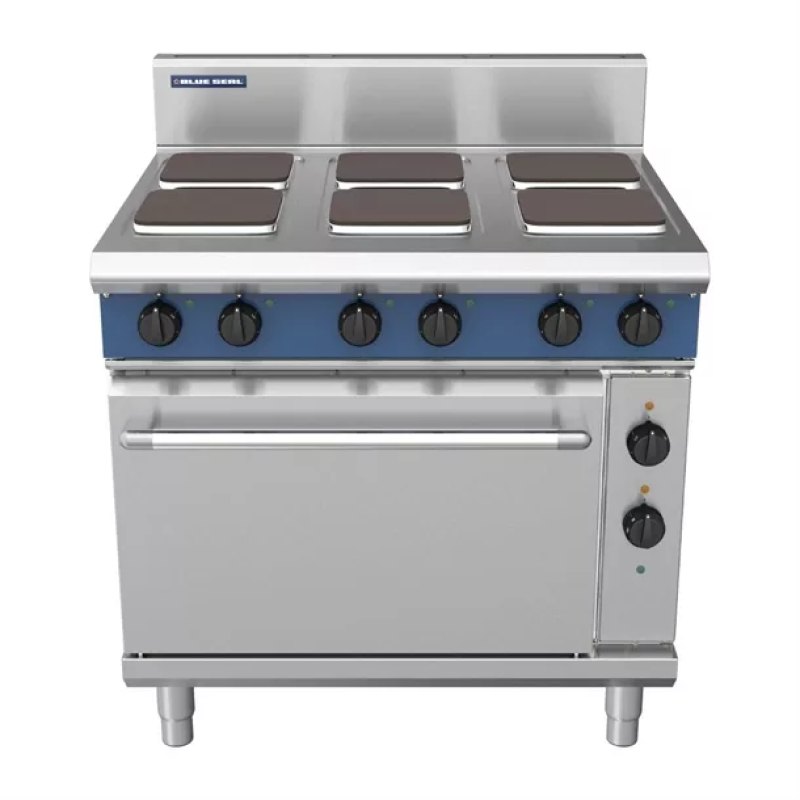 Blue Seal 6 Plate Convection Oven Range 22.2kW E56S - islandcatering