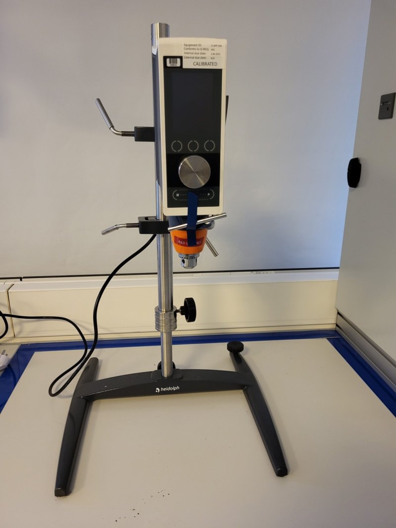 2452 - Used Heidolph Hei-Torque 100 Precision overhead stirrer