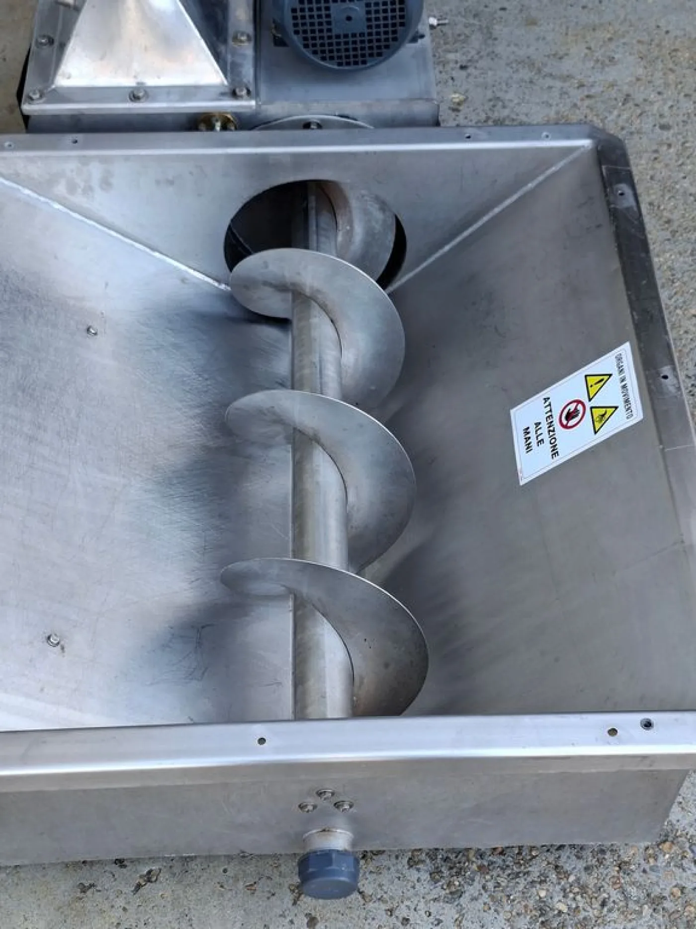 VOLUMETRIC PUMP ELLIPTICAL ROTOR , FOR GRAPES AND POMACE, IN STAINLESS STEEL FIRM ENOVENETA MODEL EVP1, SECOND-HAND MACHINE - 5