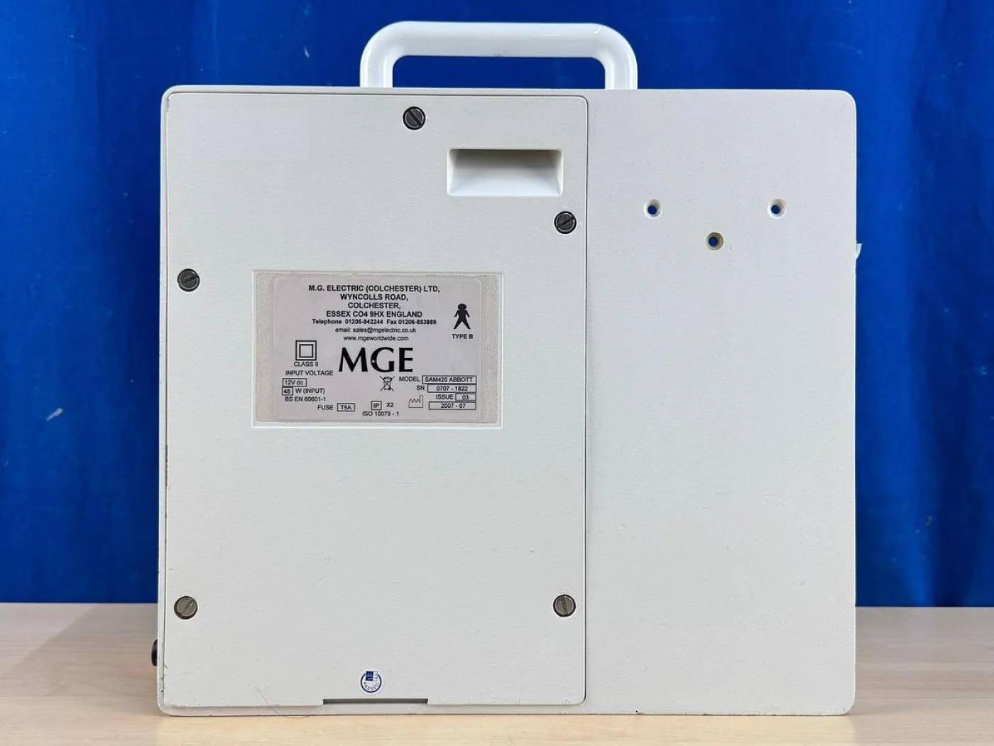 MGE Sam 420 Abbott High Flow Vacuum Pump YOM: 2007 - 7