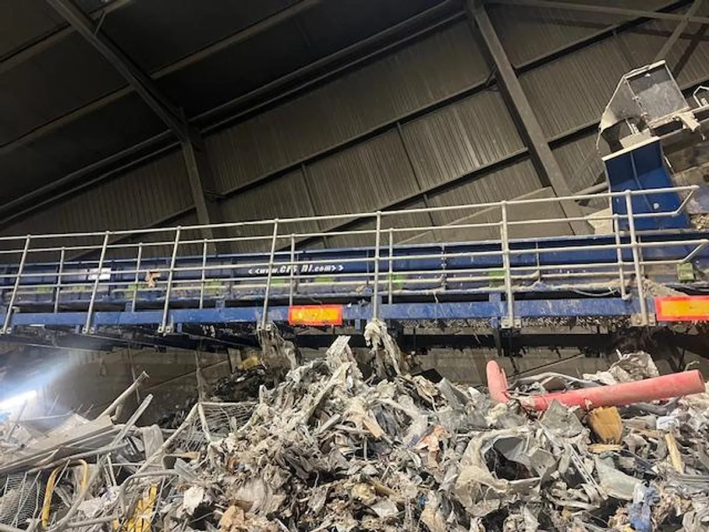 CRS NI 820 Trommel Lights Recycling Line Picking Station - 3