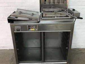 DCA 500 Half Tray Float Fryer - 18" x 15" Trays With Under Prover