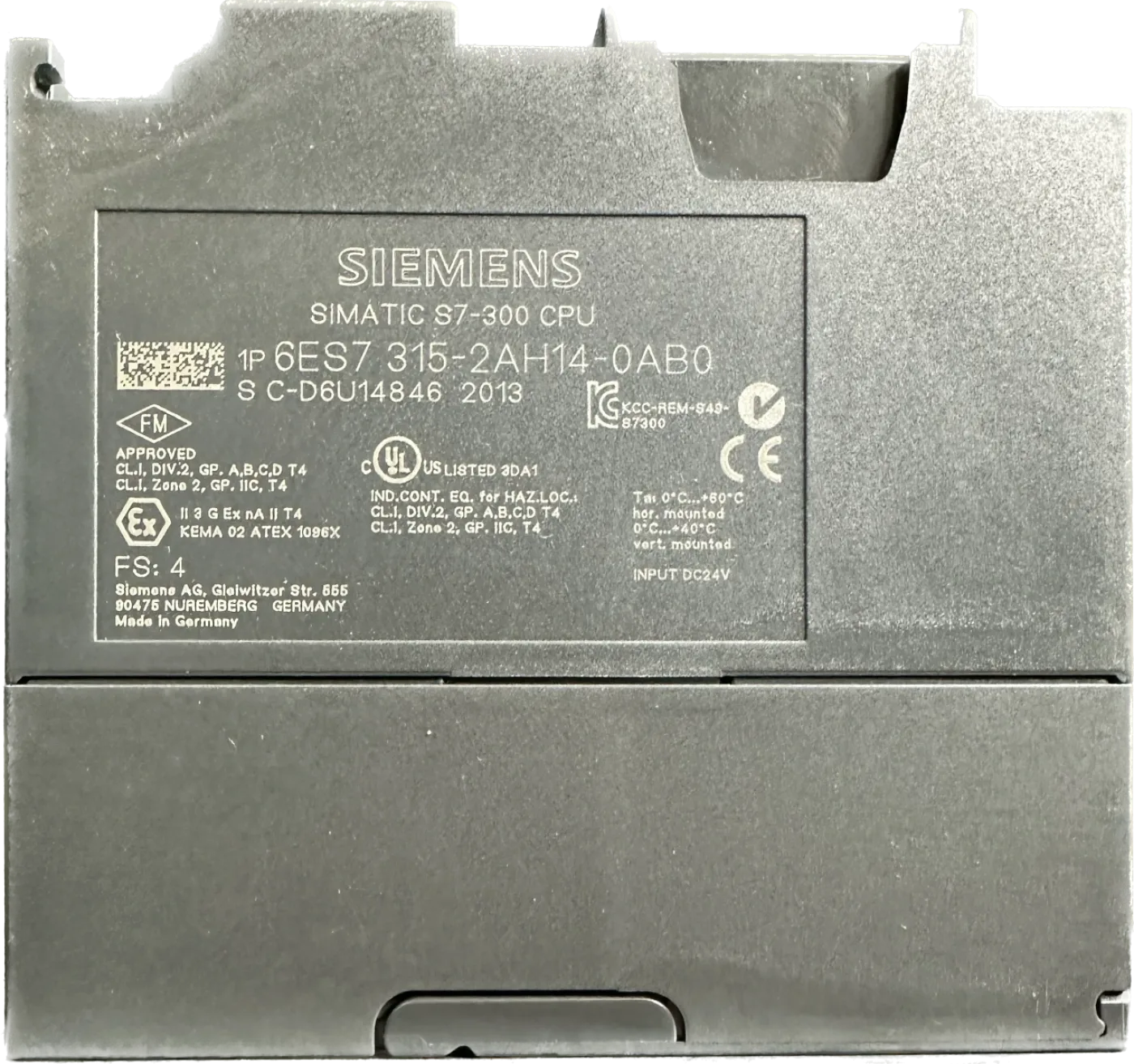 Siemens SIMATIC S7-300, CPU 315-2DP 6ES7315-2AH14-0AB0(g) - 1
