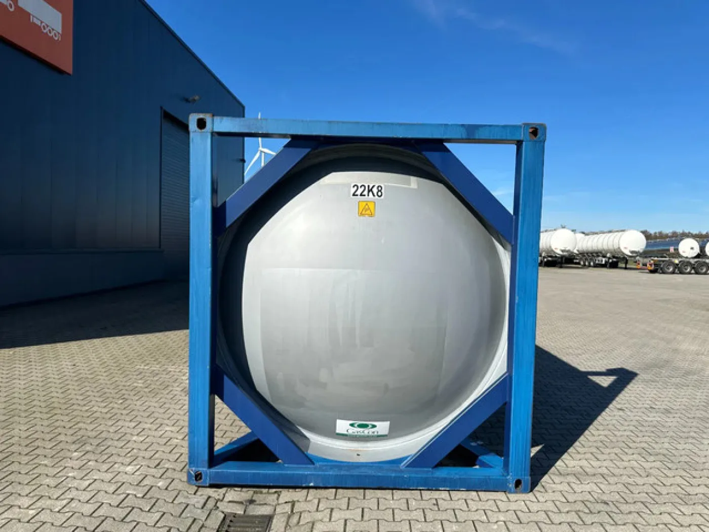 20FT ISO T50 Gastank / T50 / 25.000L / MAWP: 15,1 bar / 5Y- + CSC-inspection valid till 04-2028 - 6