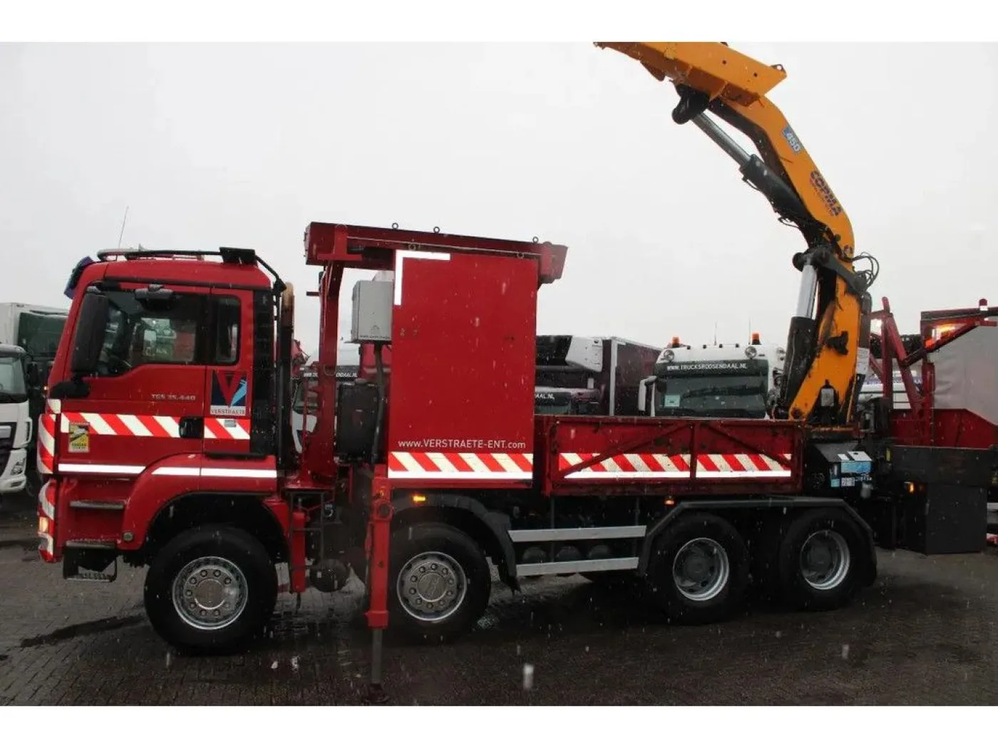 MAN TGS 35.440 + COPMA 450 6x + 8X4 + SPRING + MANUAL + REMOTE - 6