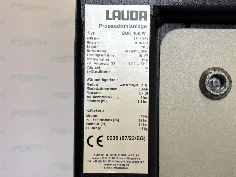 Lauda SUK 400 W - Temperature control unit