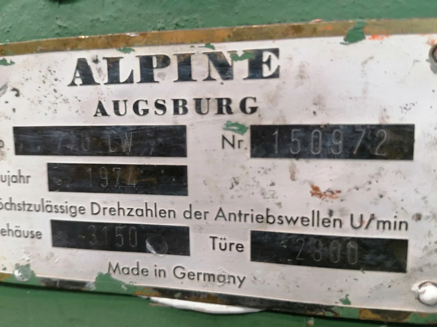 Alpine 710-CW - Pin Mill - 7