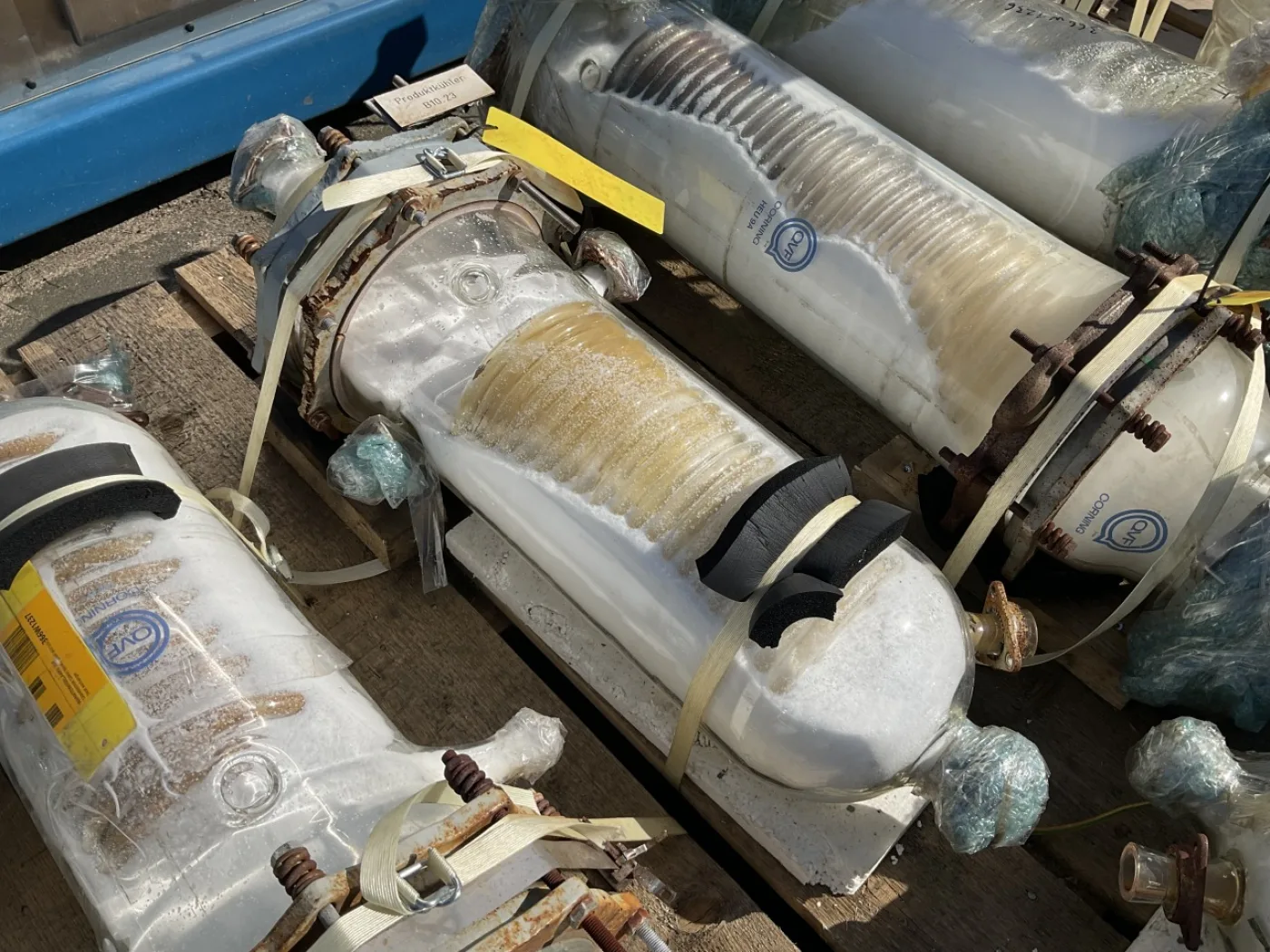 QVF Glasstechnik Glass spiral 1,5m² - Shell and tube heat exchanger - 2