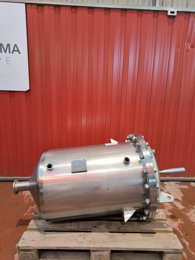 VERTICAL TANK MAGA METALURGICA STAINLESS STEEL 304 200 LITRES