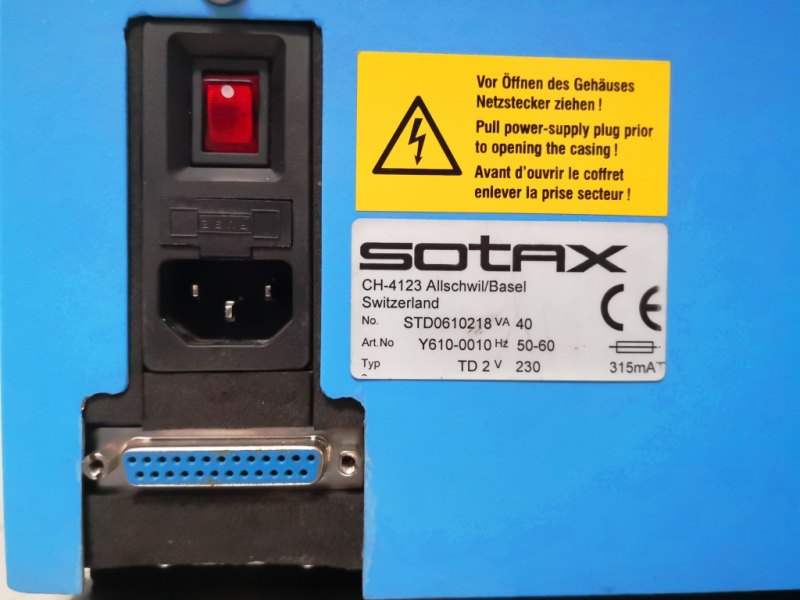TESTER DENSITA’ POLVERI – SOTAX – MOD. TD 2