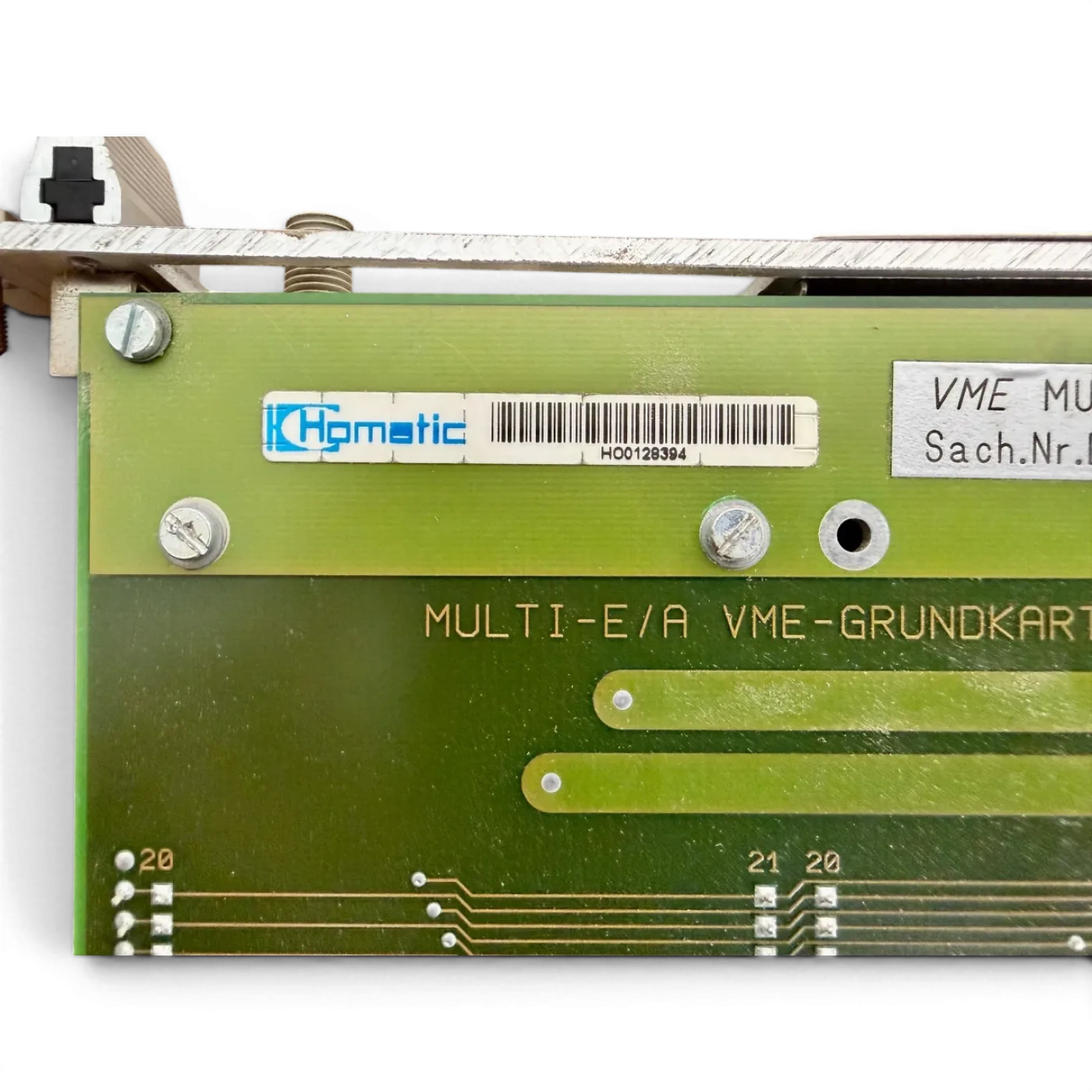 HOMAG AUTOMATA MULTI-E/A VME-GRUNDKARTE Art.-Nr. 4-086-05-0368 mit SERCOS Master Modul ASIC V3.1 für HOMAG BAZ BOF 32 41 - 5