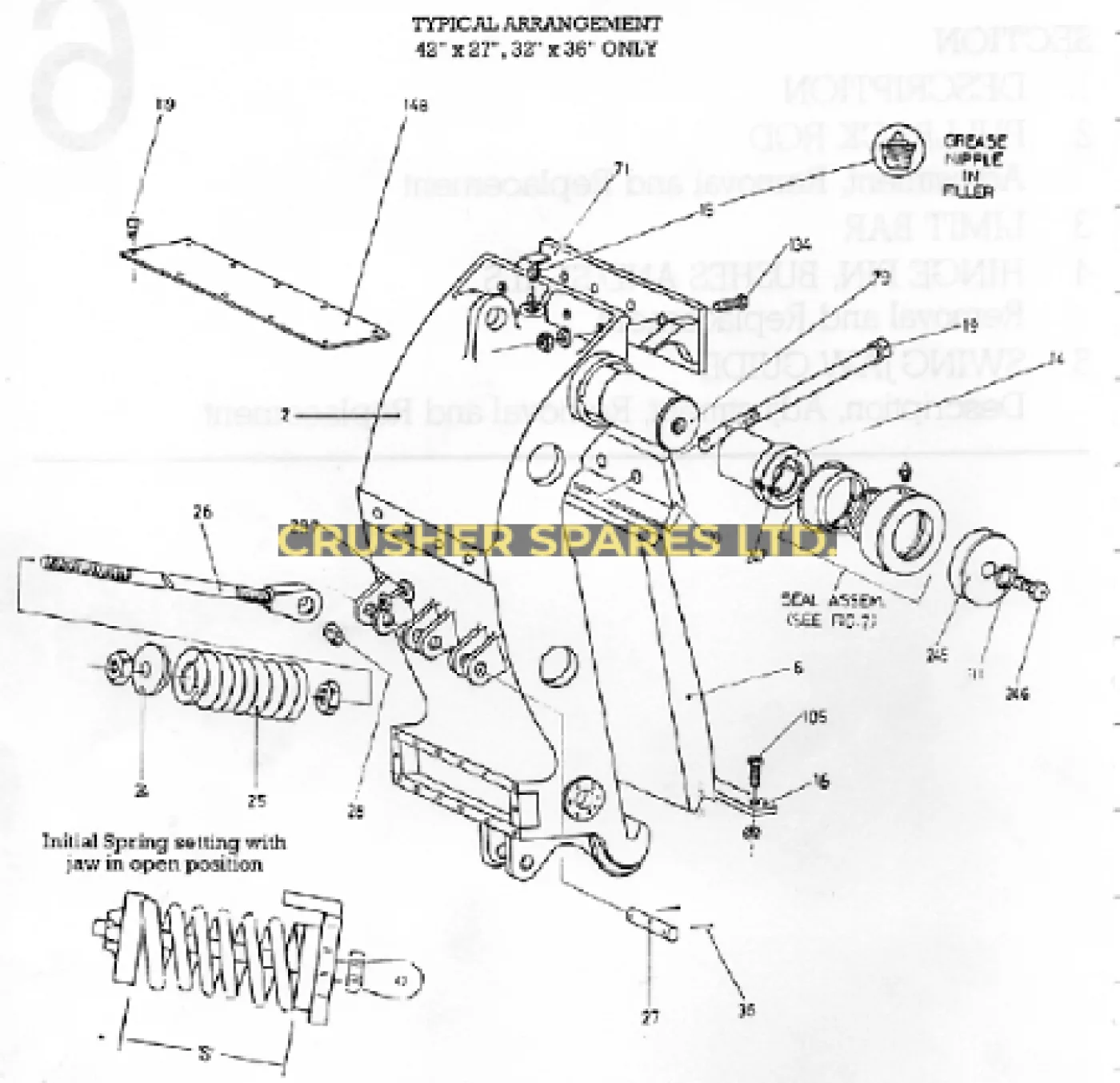 J024.104-120 | Pull Back Rod Washer | Kue-Ken / Brown Lenox | - 2