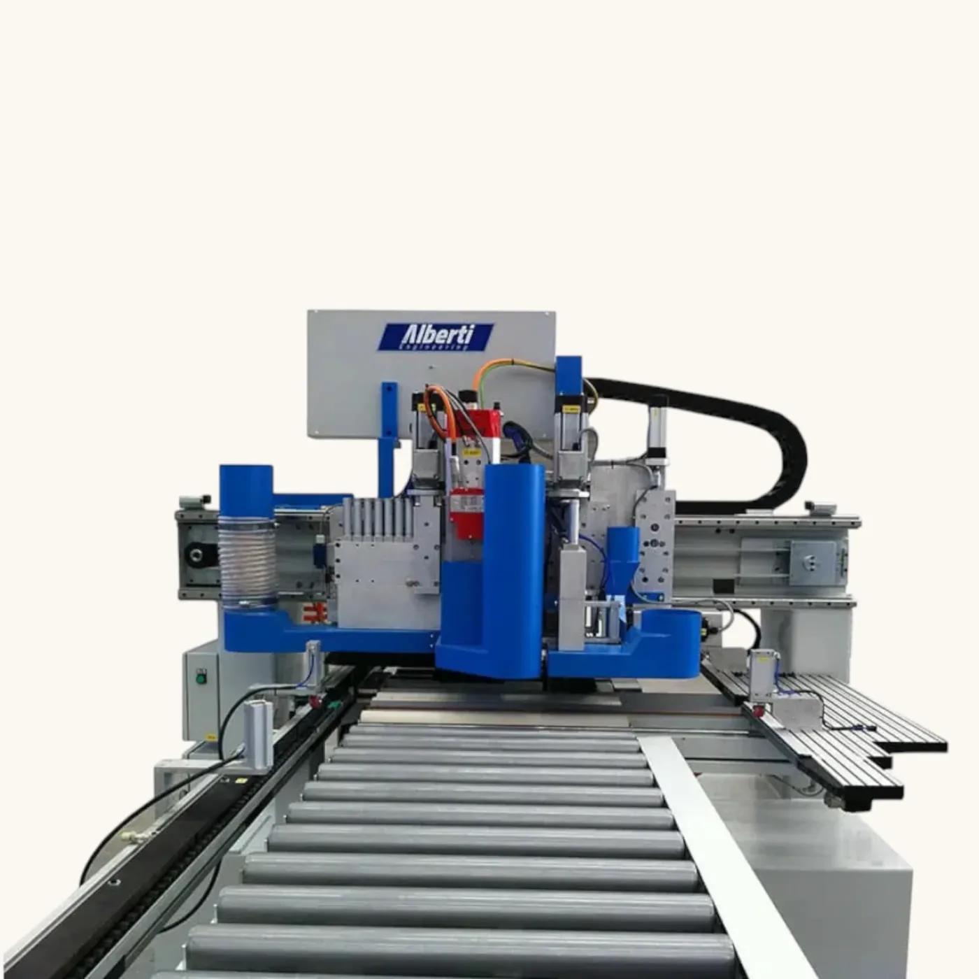 ALBERTI VECTOR CN CNC Vertikalbohrmaschine Fräsmaschine Dübeleintreibmaschine Beschlagsetzmaschine 6-seitig - 5