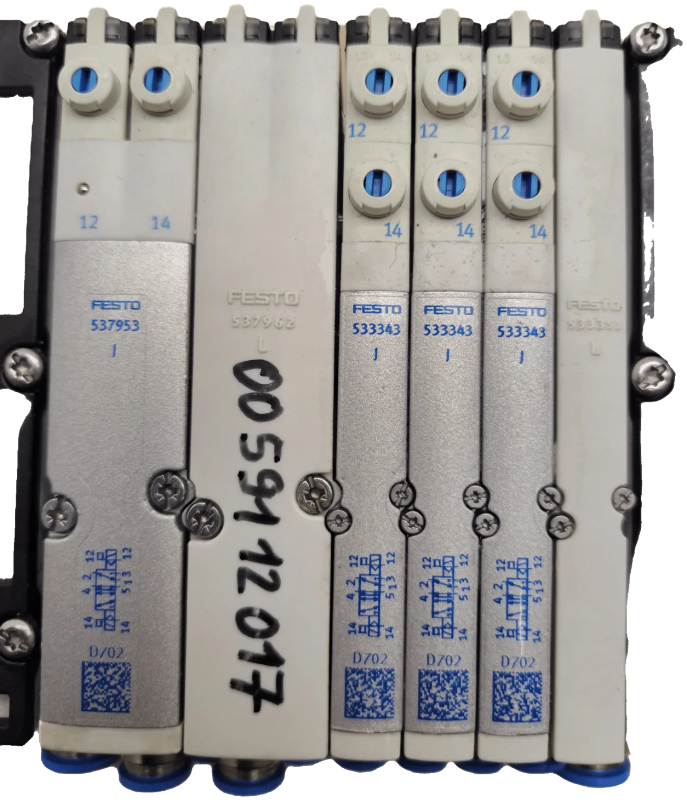 Festo Ventilinsel MPA-S mit Multipolanschluss / 32E-MPA / 32P-SGL-R-MBAU-JL3JL - 6