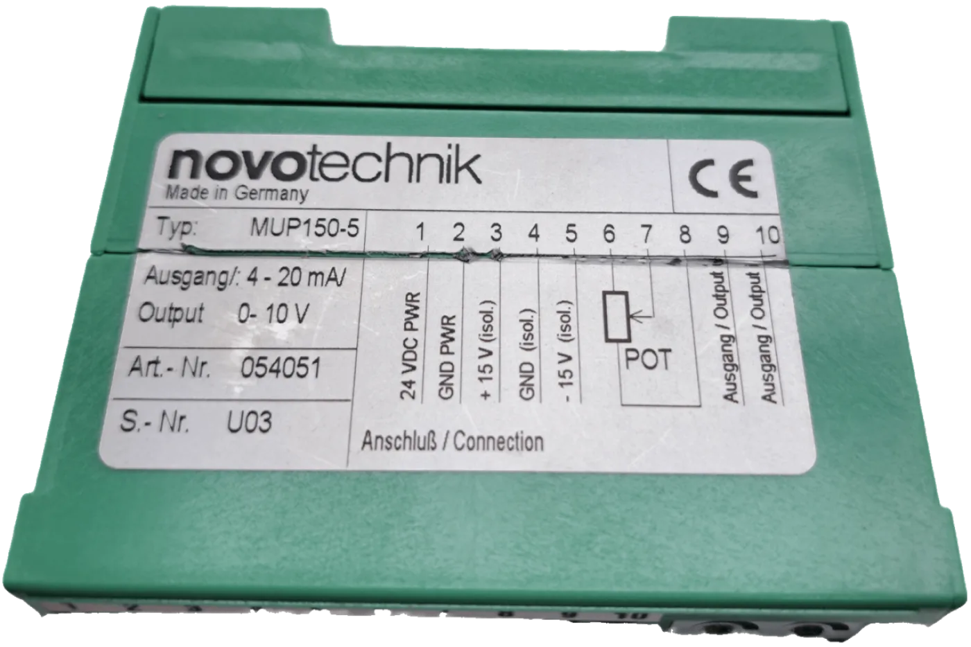 Novotechnik SIGNALUMFORMER 054051 / MUP150-5 - 1