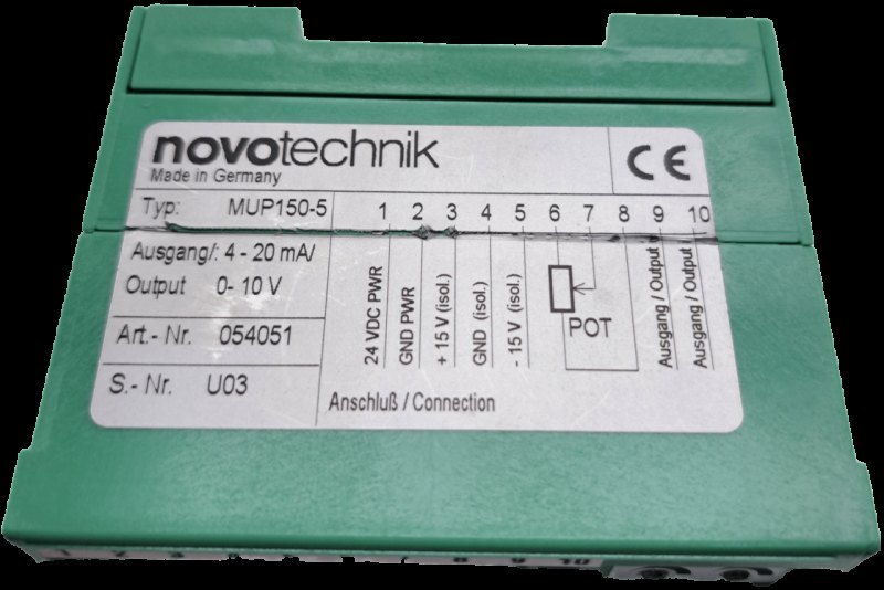 Novotechnik SIGNALUMFORMER 054051 / MUP150-5
