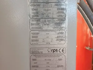 GRUPPO REFRIGERANTE RPS PER BRICCHETTATRICE