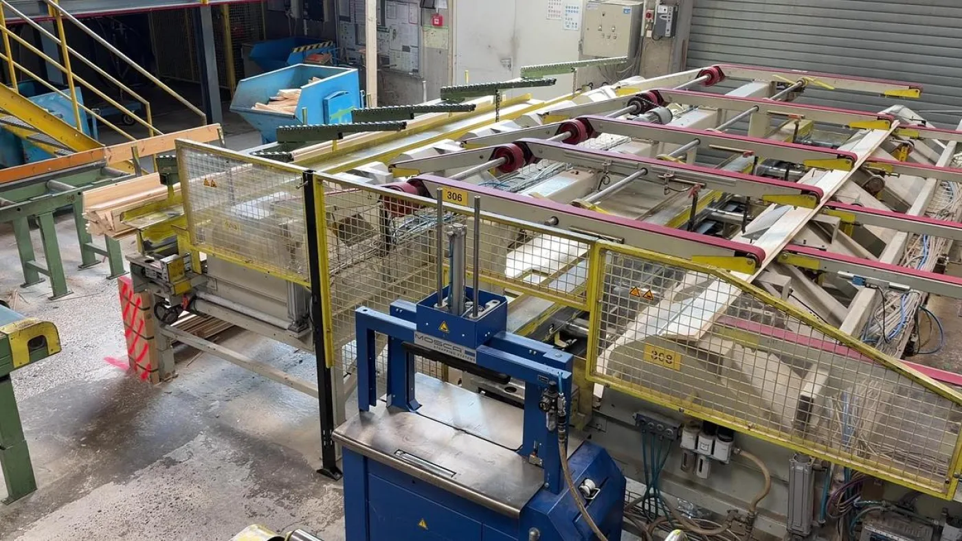 Waco - Jonab - Kallfass high speed cutting-planing-bundling line - 8