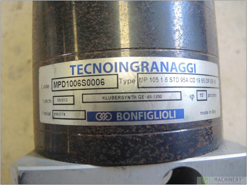 2012 TECNOINGRANAGGI MP 105 1 6 STD 95A AI1410