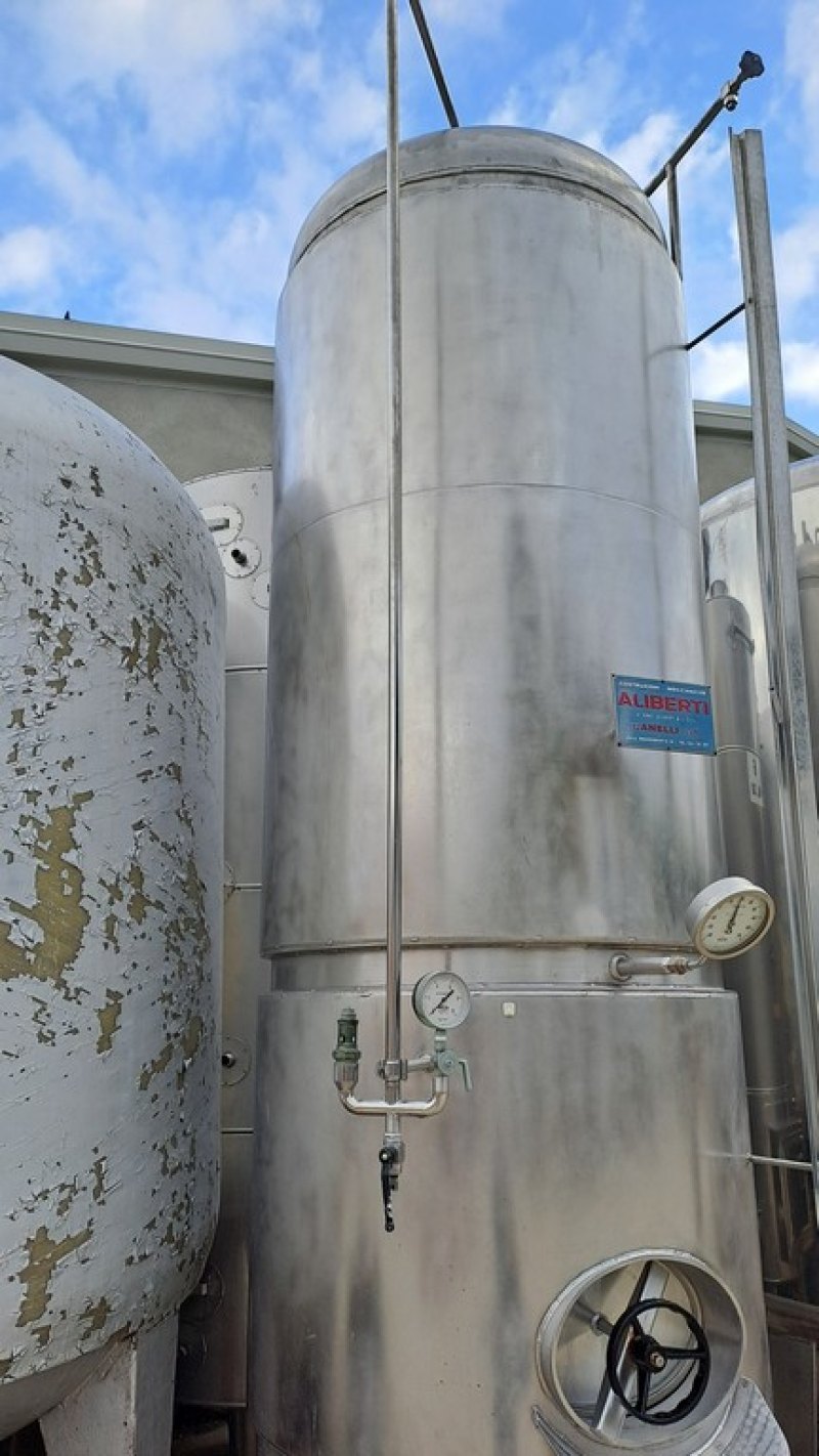 STAINLESS STEEL AUTOCLAVE, FIRM SIRIO ALIBERTI, CAPACITY 32,5 HL ABOUT, SECOND-HAND EQUIPMENT
