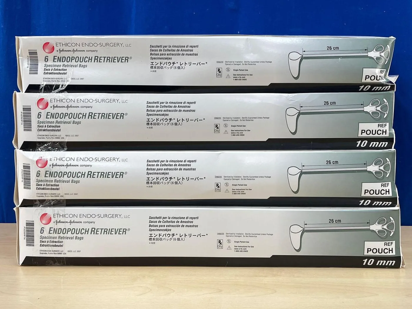 ETHICON ENDO-SURGERY Endopouch Retriever Specimen Retrieval Bag 26 CM 10 MM Each box - 2