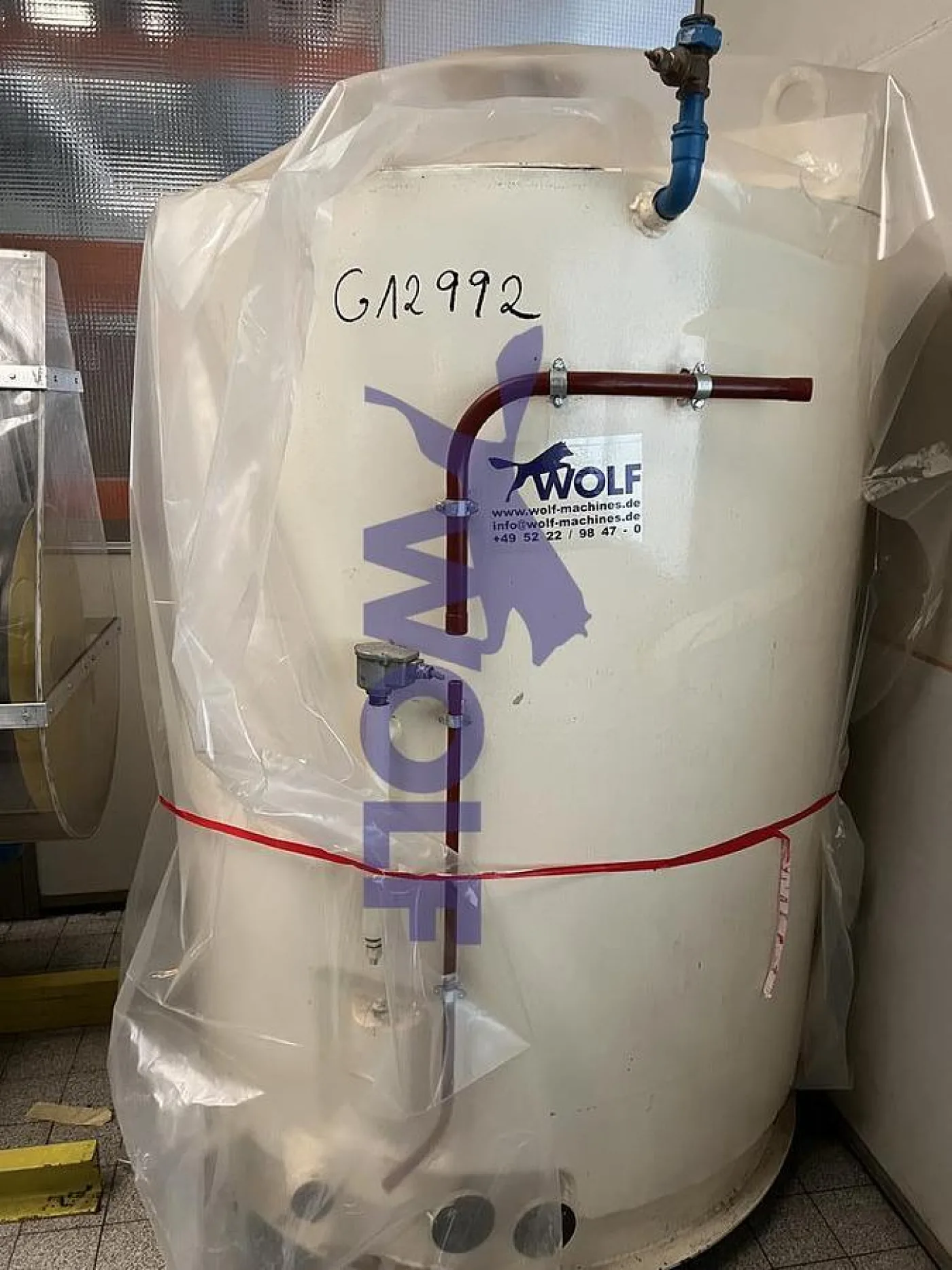 Rührwerksbehälter WOLF-Lage - Type WHB für ca. kg Nutzinhalt. - 2